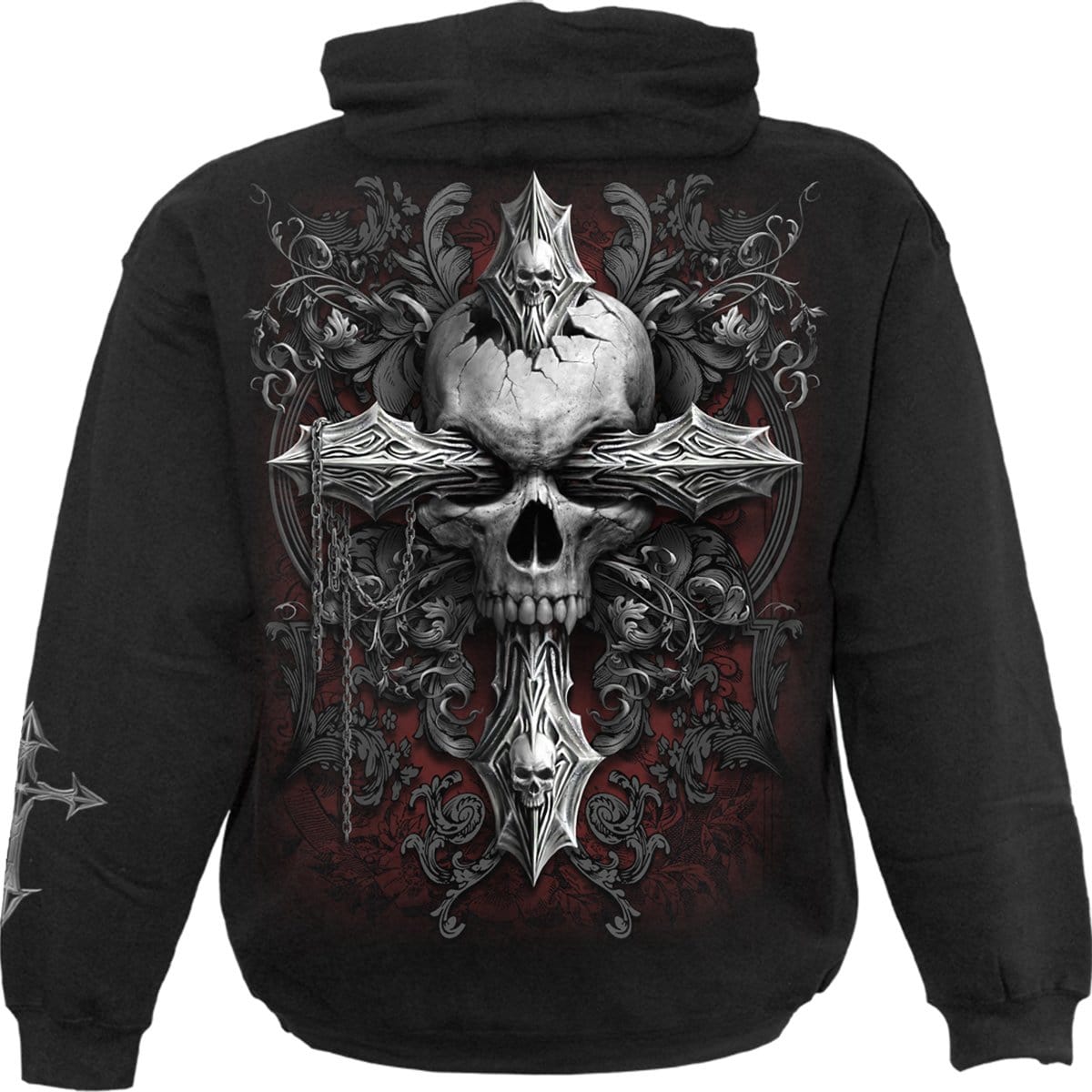 CROSS OF DARKNESS - Hoody Black - Spiral USA
