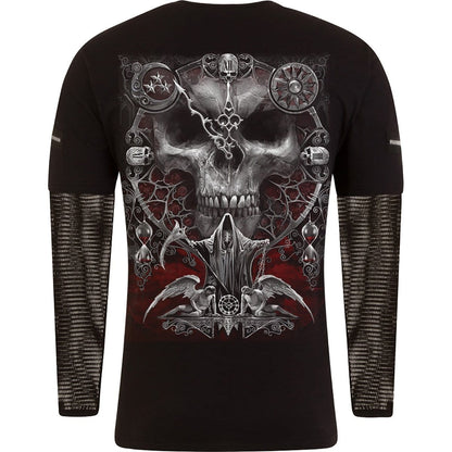SANDS OF DEATH - Mesh Sleeve Zip Shoulder Long Sleeve Mens - Spiral USA