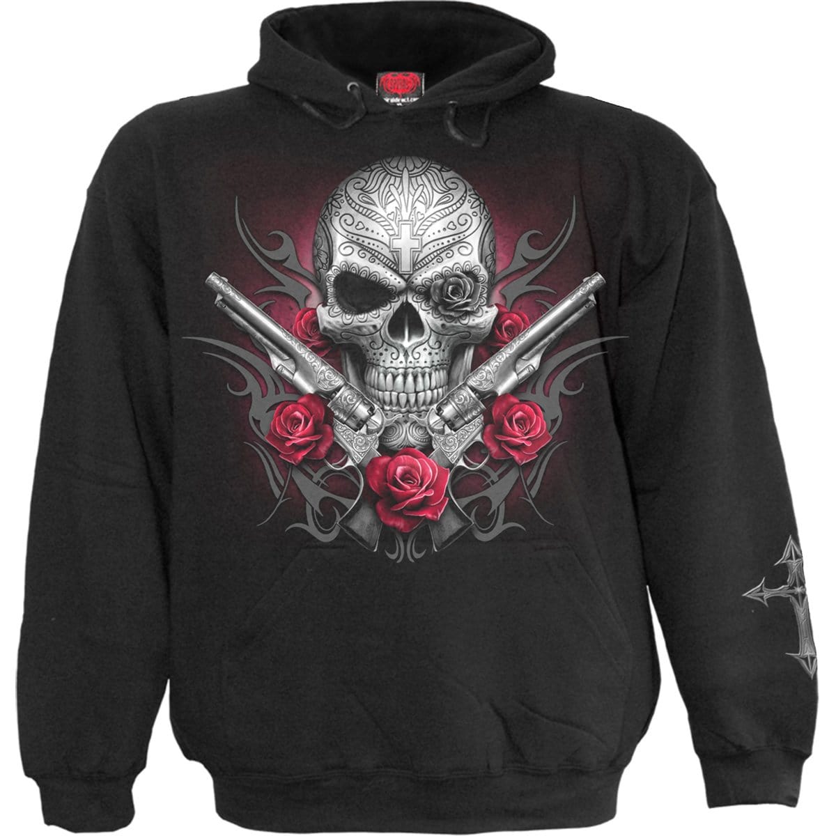 DEATH PISTOL - Hoody Black - Spiral USA
