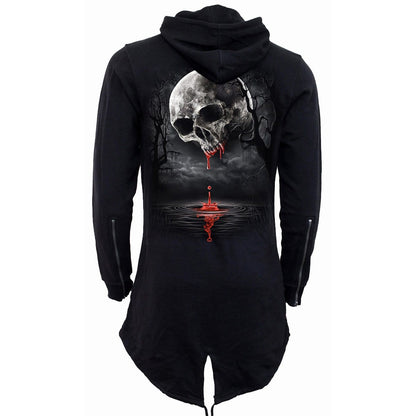 DEATH MOON - Ladies Fish Tail Full Zip Hoody - Zip Sleeve - Spiral USA