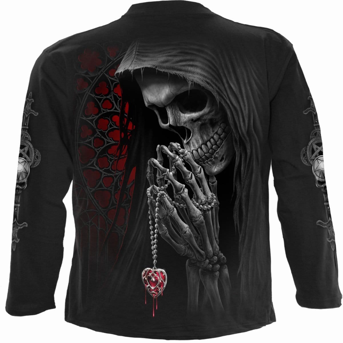 FORBIDDEN - Longsleeve T-Shirt Black - Spiral USA