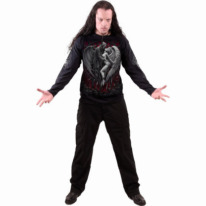 FORBIDDEN - Longsleeve T-Shirt Black - Spiral USA