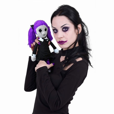 VIOLA - THE GOTH RAG DOLL - Collectable Soft Plush Doll