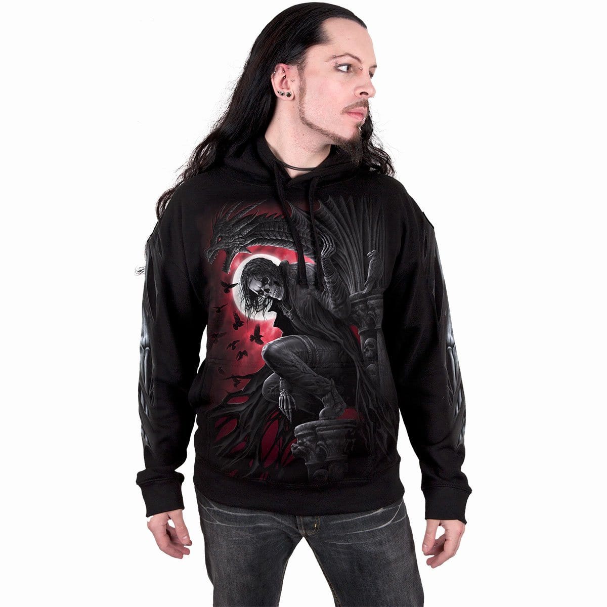 NIGHT STALKER - Hoody Black - Spiral USA