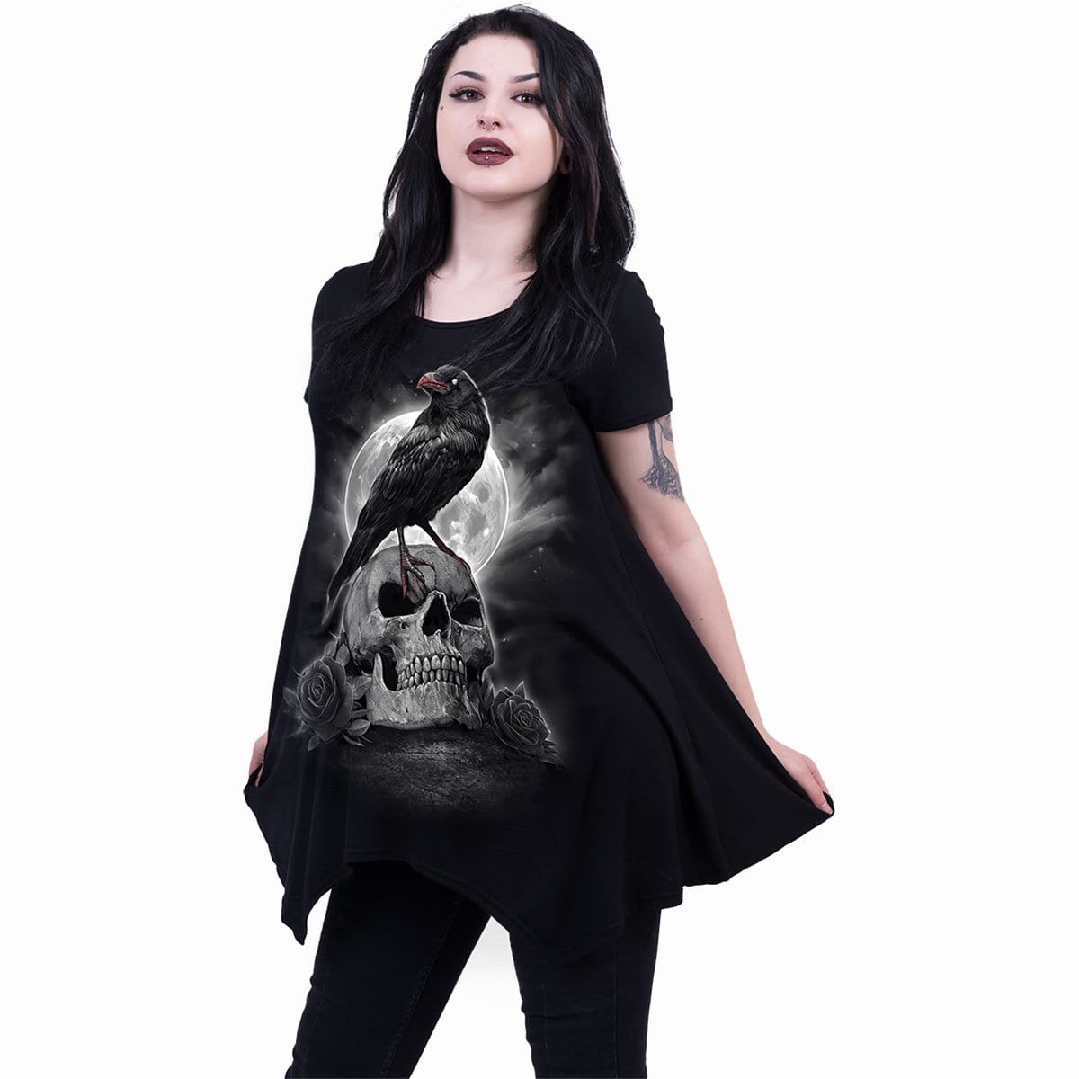 GRAVE WALKER - Smock - Tunic Casual Top - Spiral USA