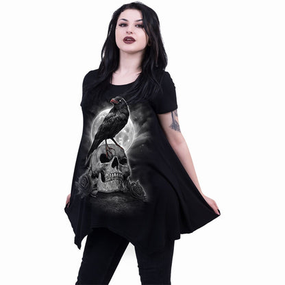 GRAVE WALKER - Smock - Tunic Casual Top - Spiral USA