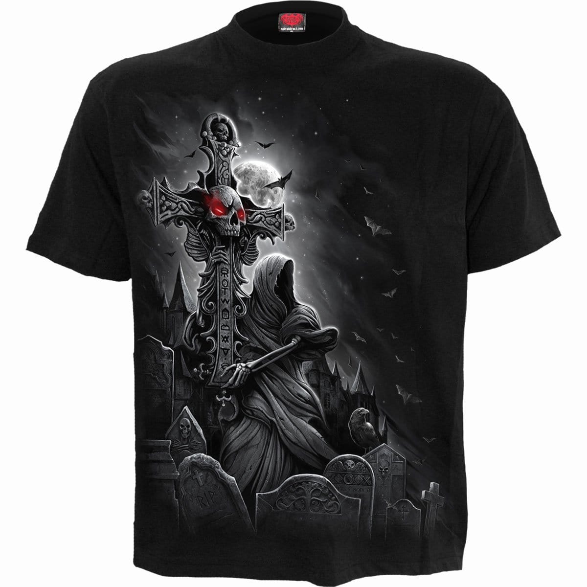 GRAVE WALKER - T-Shirt Black - Spiral USA