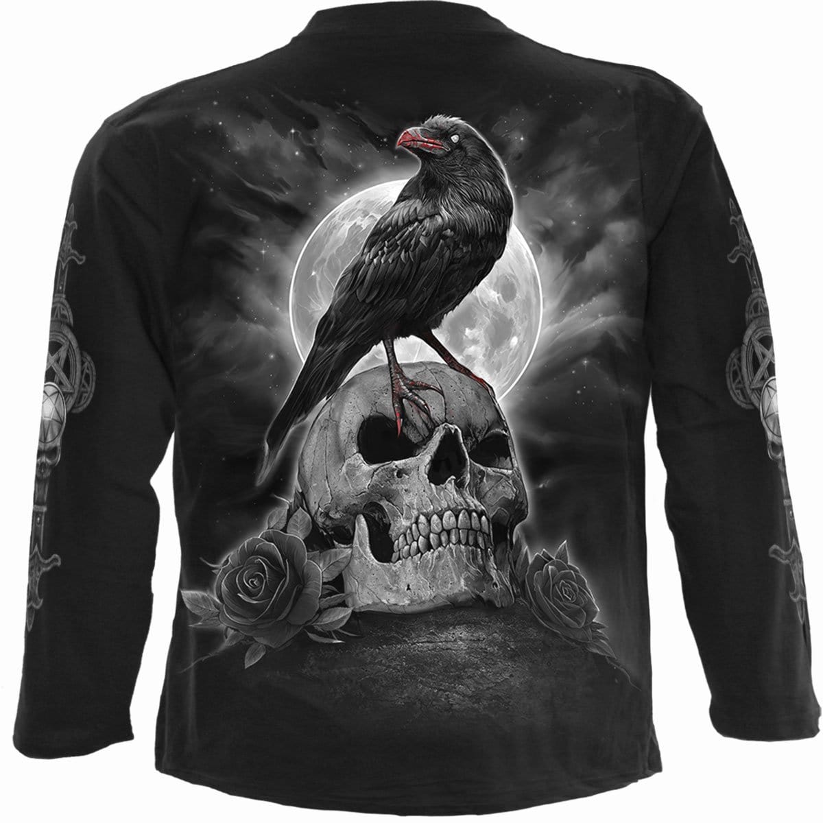 GRAVE WALKER - Longsleeve T-Shirt Black - Spiral USA