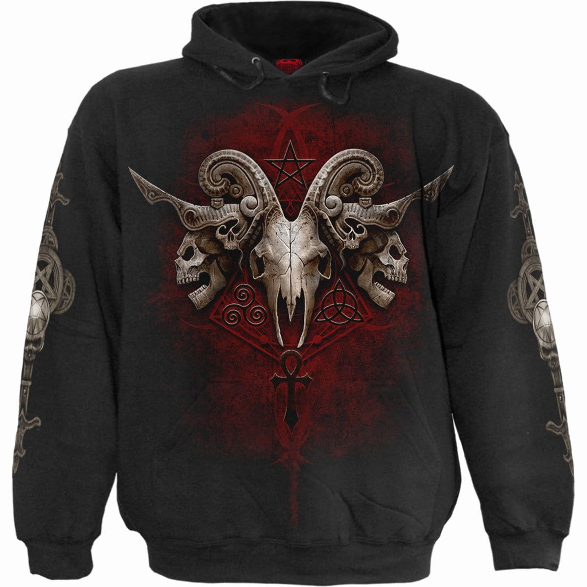 FACES OF GOTH - Hoody Black - Spiral USA