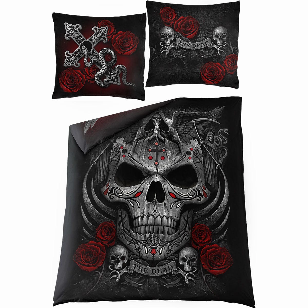 THE DEAD - Double Duvet Cover + UK And EU Pillow case - Spiral USA