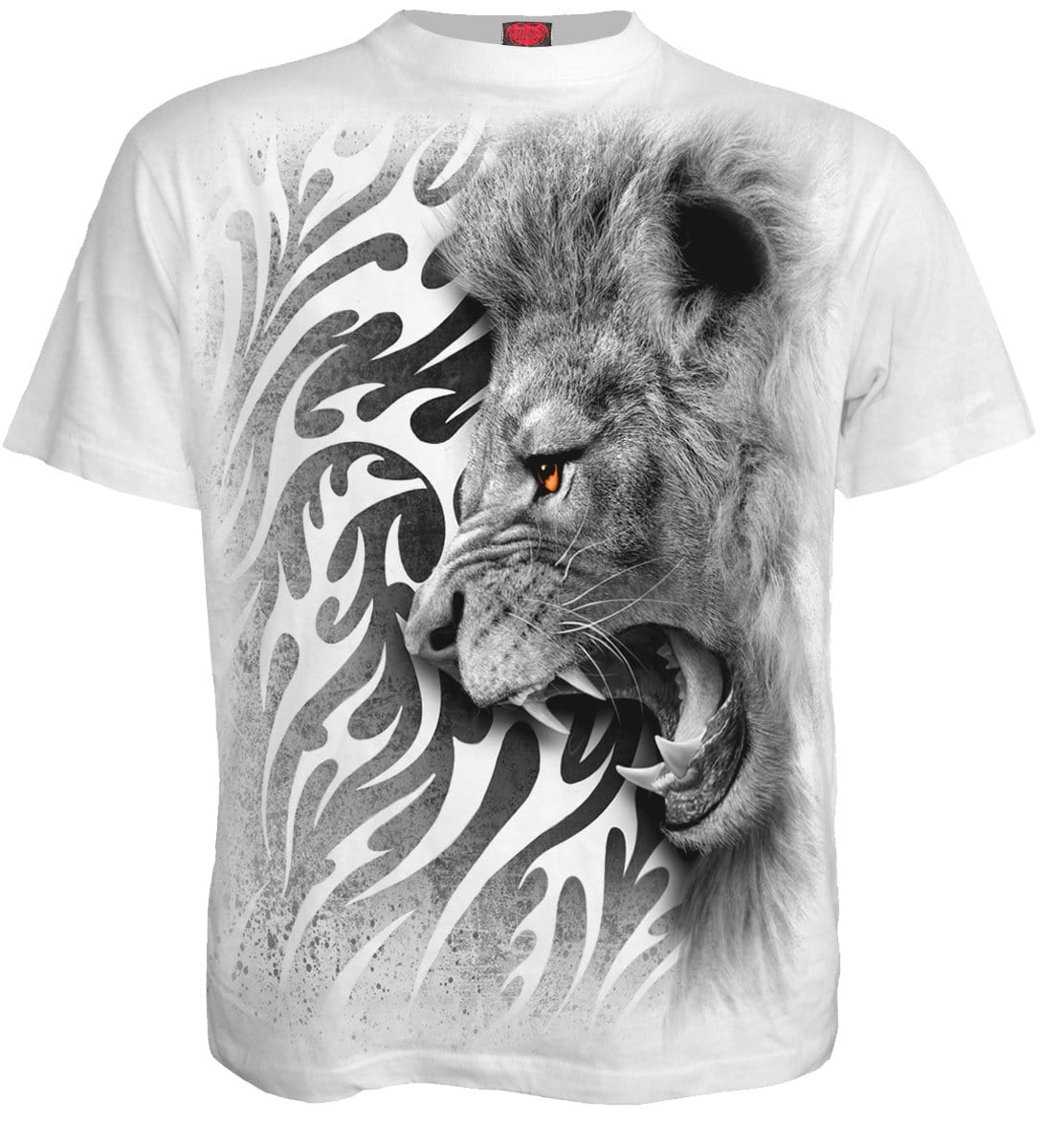 TRIBAL LION - T-Shirt White