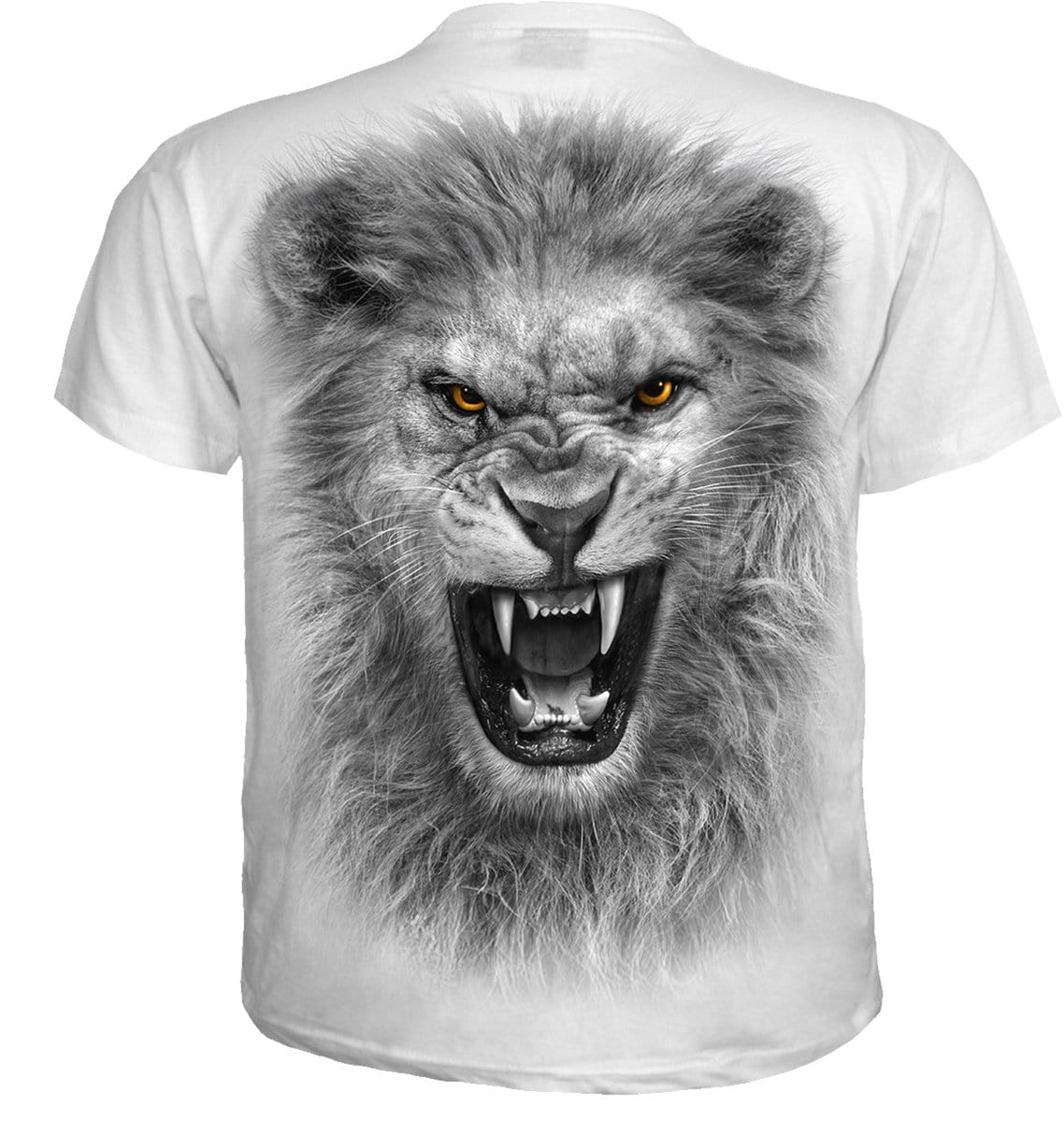 TRIBAL LION - T-Shirt White - Spiral USA