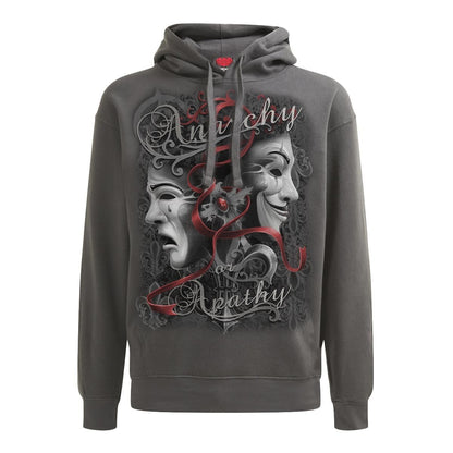 REBELLION - Hoody Charcoal - Spiral USA