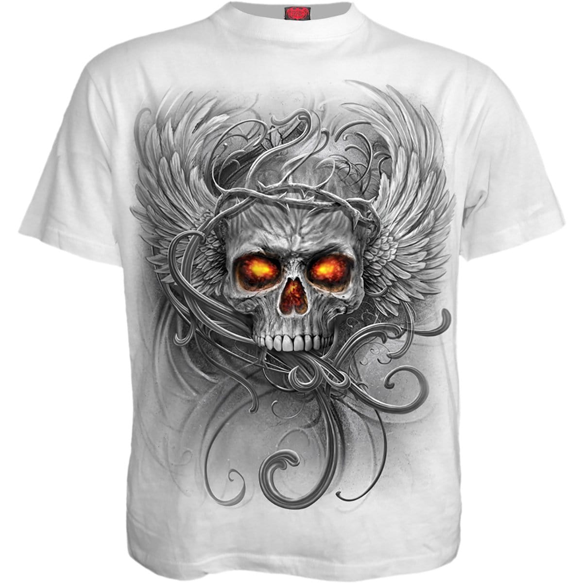 ROOTS OF HELL - T-Shirt White - Spiral USA