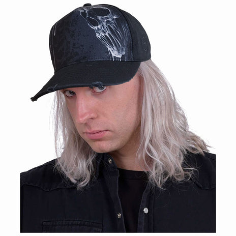 BAT CURSE - Baseball Caps Distressed with Metal Clasp