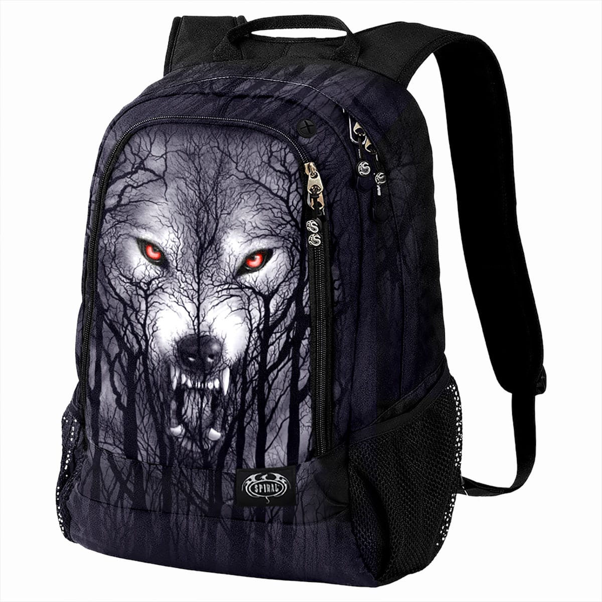 FOREST WOLF - Back Pack - With Laptop Pocket - Spiral USA