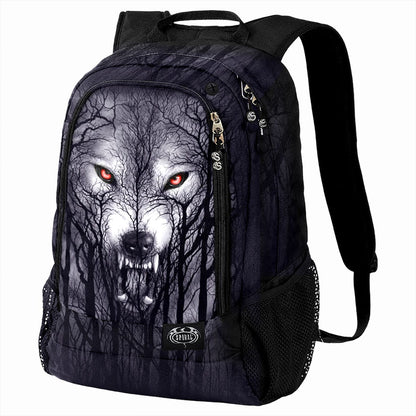 FOREST WOLF - Back Pack - With Laptop Pocket - Spiral USA