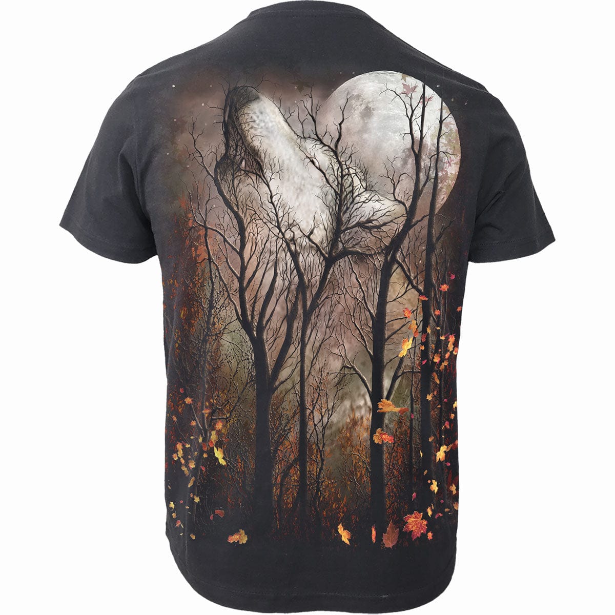 FOREST WOLF - Organic T-Shirt - Spiral USA