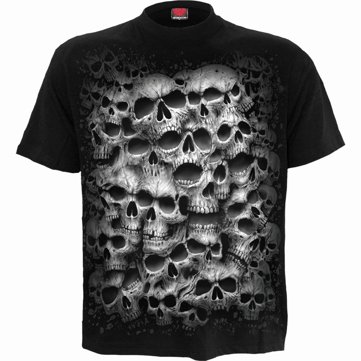 TWISTED SKULLS - T-Shirt Black - Spiral USA