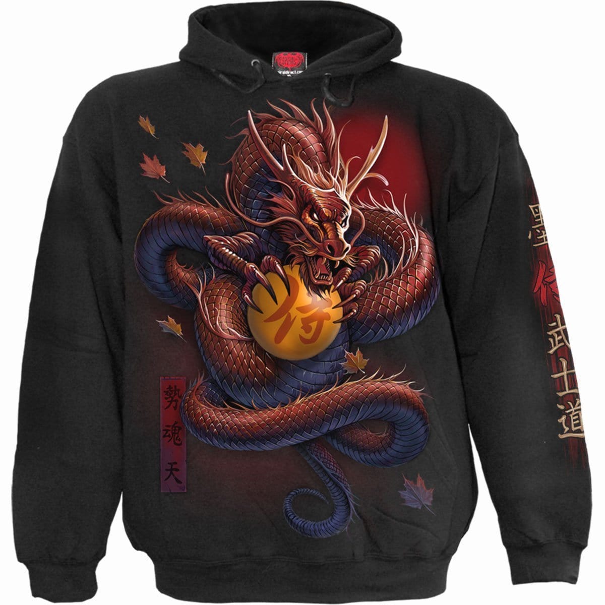 SAMURAI - Hoody Black - Spiral USA