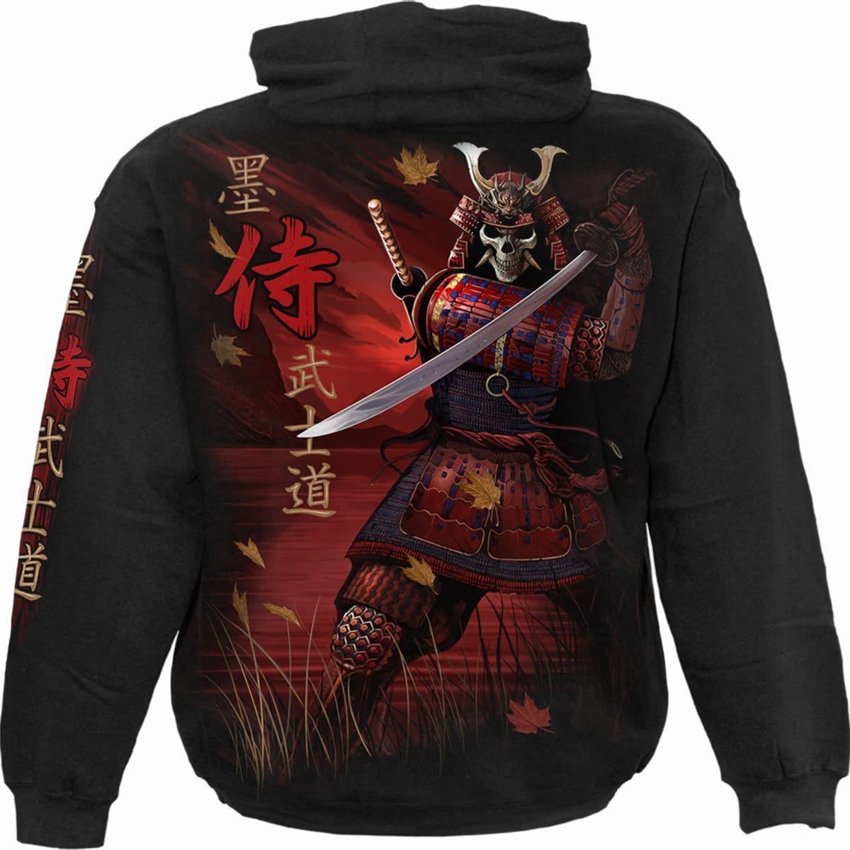 SAMURAI - Hoody Black - Spiral USA