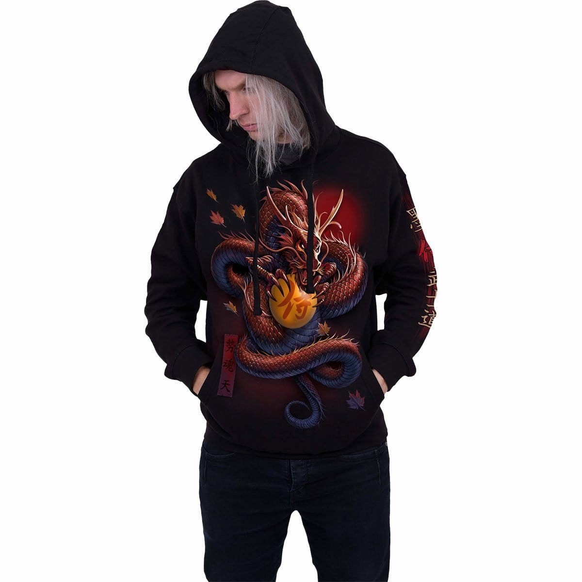 SAMURAI - Hoody Black - Spiral USA