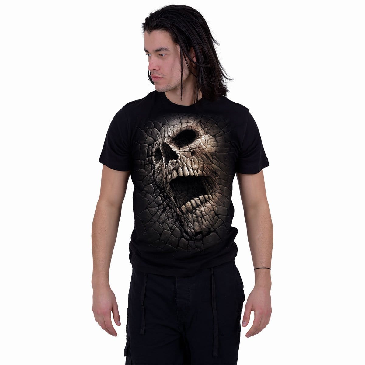 CRACKING UP - T-Shirt Black - Spiral USA