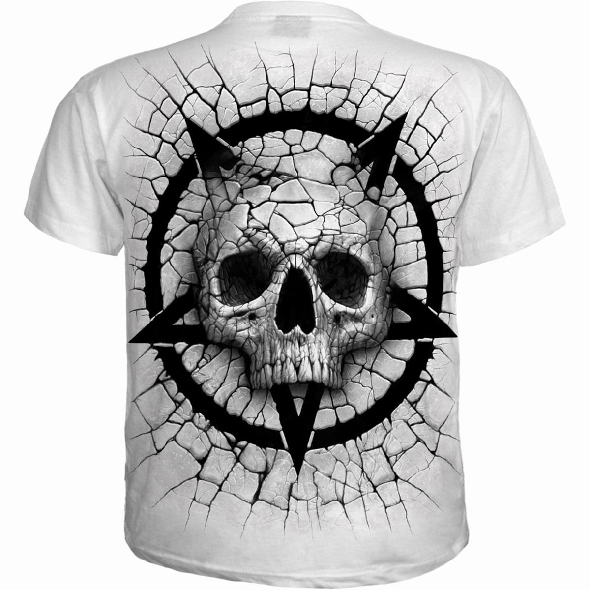 CRACKING UP - T-Shirt White - Spiral USA