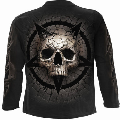 CRACKING UP - Longsleeve T-Shirt Black - Spiral USA