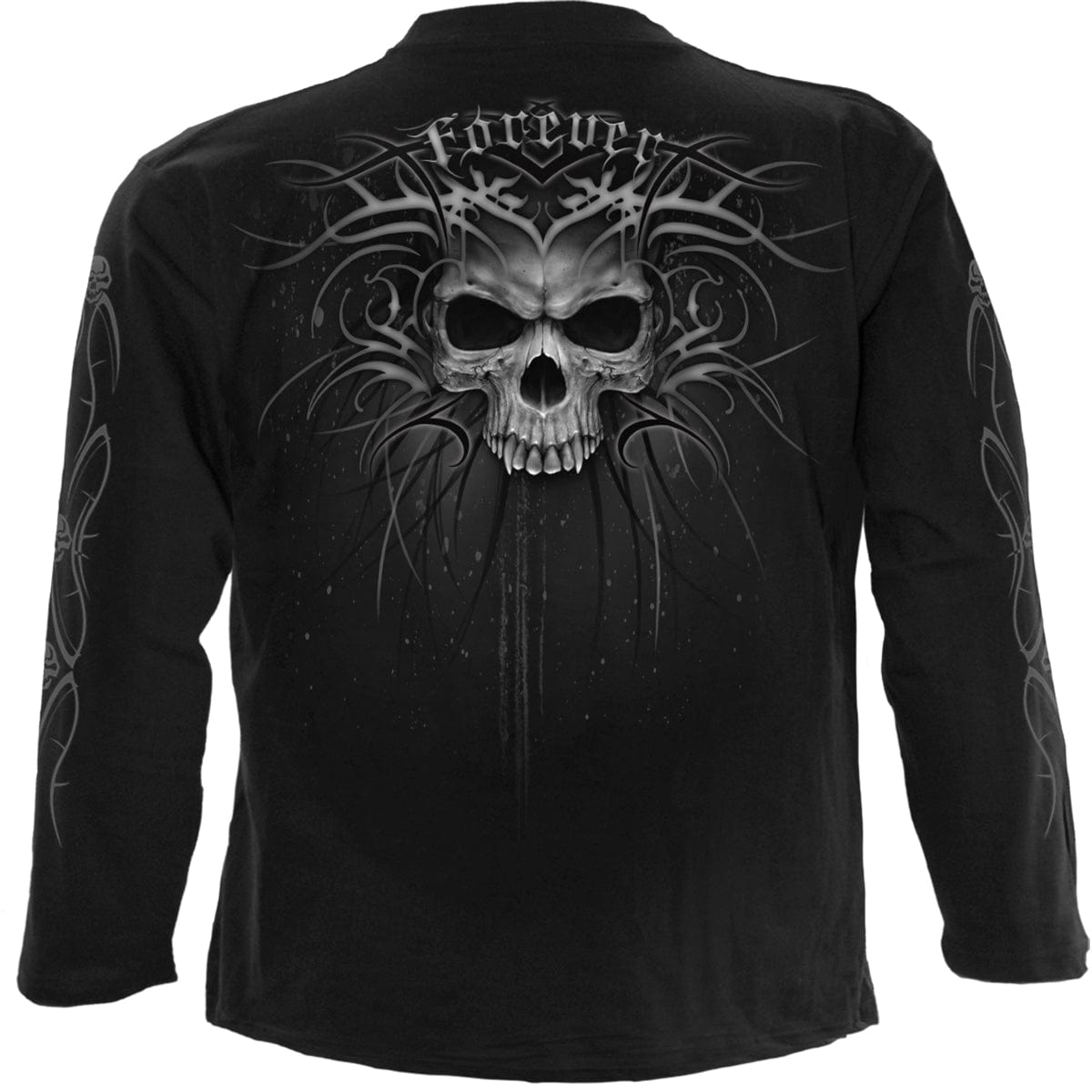 DEATH FOREVER - Longsleeve T-Shirt Black - Spiral USA