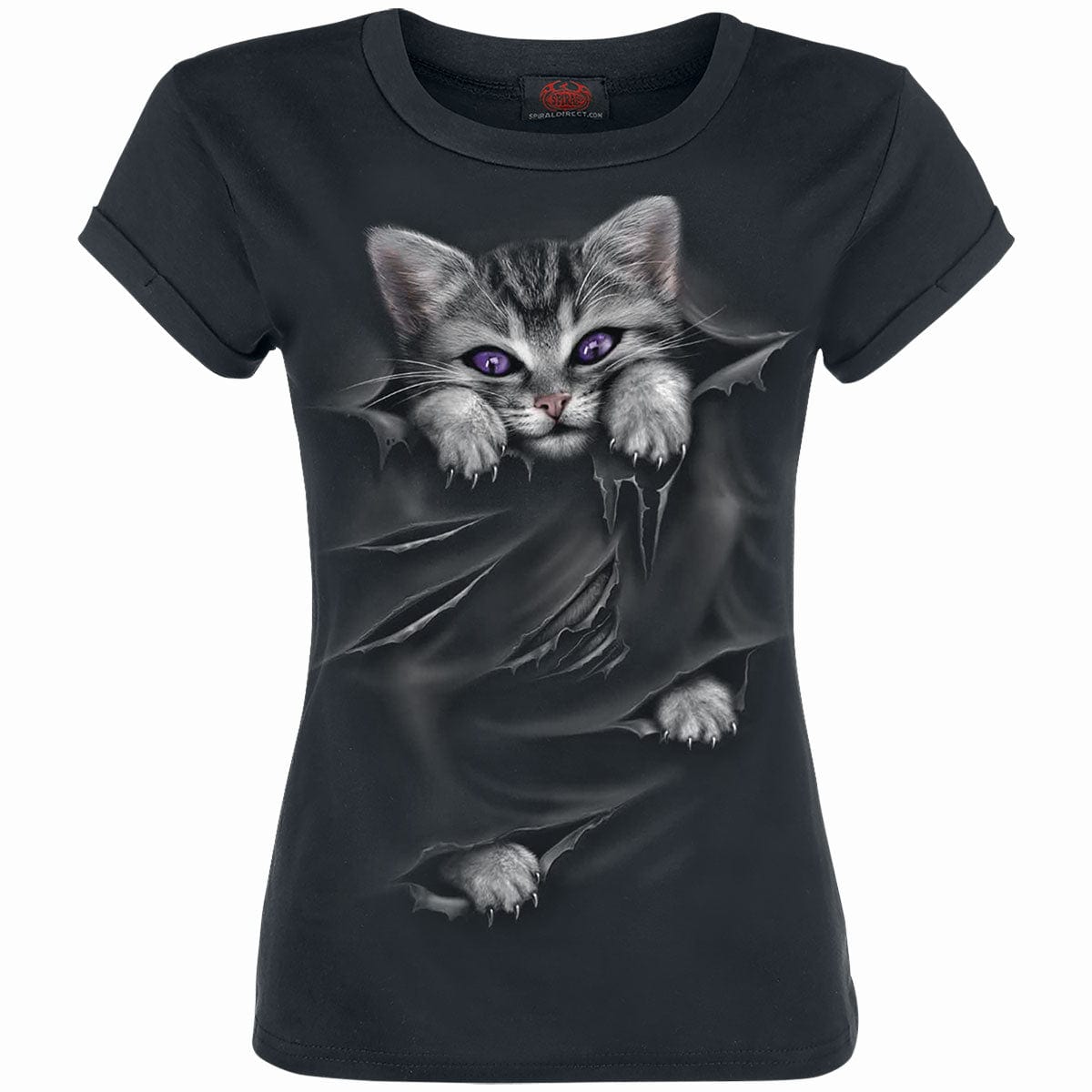 BRIGHT EYES - Girls Boatneck Cap Sleeve T-Shirt