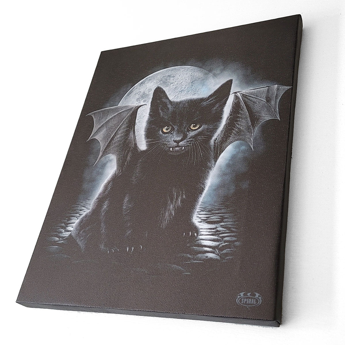BAT CAT - Canvas Poster 25x19cm