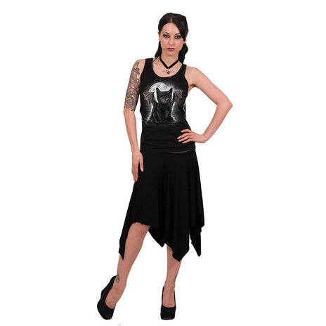 BAT CAT - Razor Back Top Black