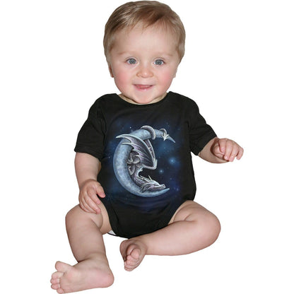 SWEET DREAMS - Baby Sleepsuit Black - Spiral USA