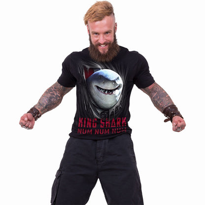 KING SHARK - NUM NUM NUM - T-Shirt Black - Spiral USA