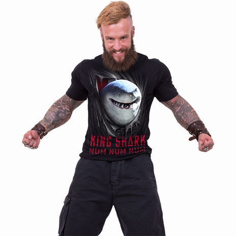 KING SHARK - NUM NUM NUM - T-Shirt Black