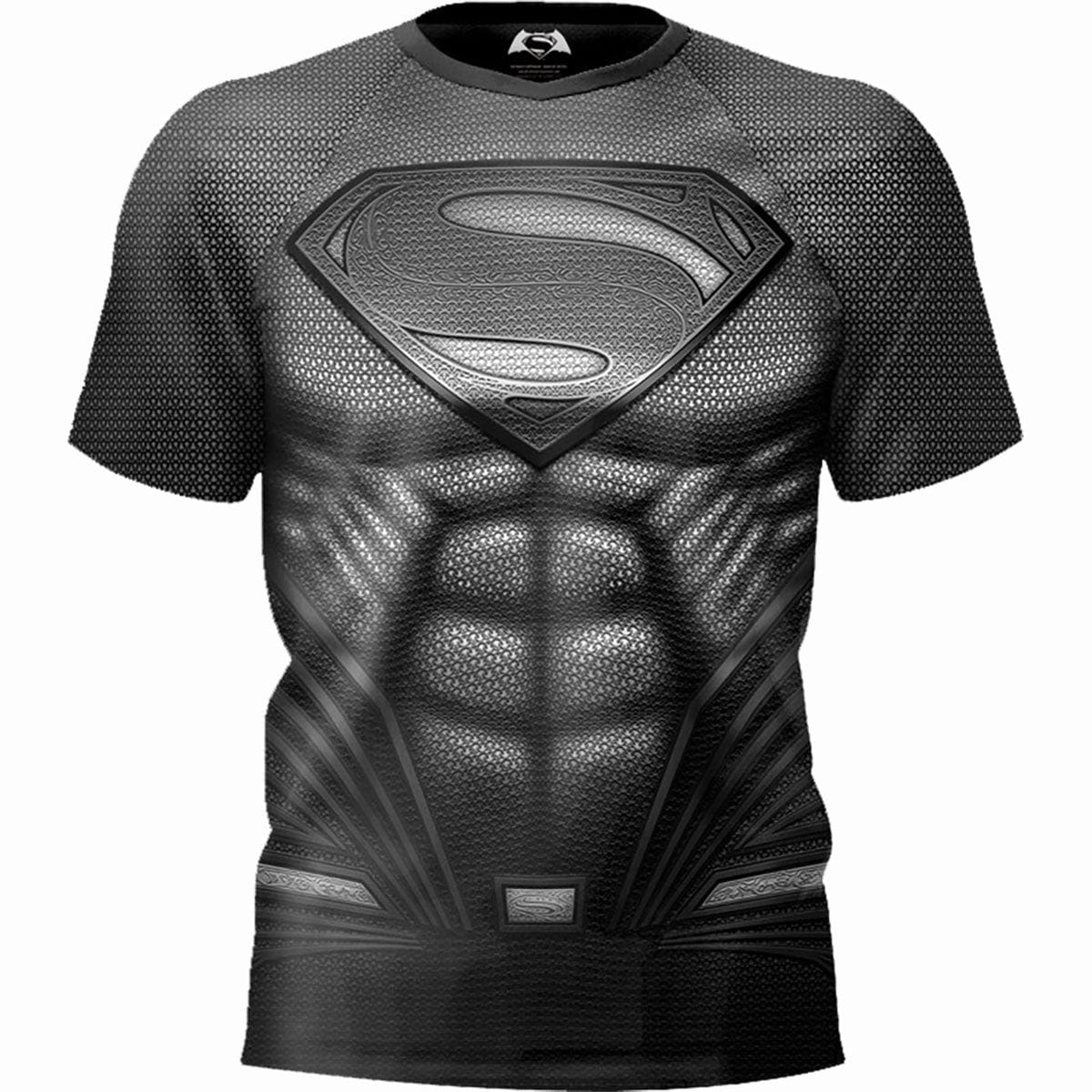 SUPERMAN - MUSCLE TEE - Sustainable Football Shirts - Spiral USA