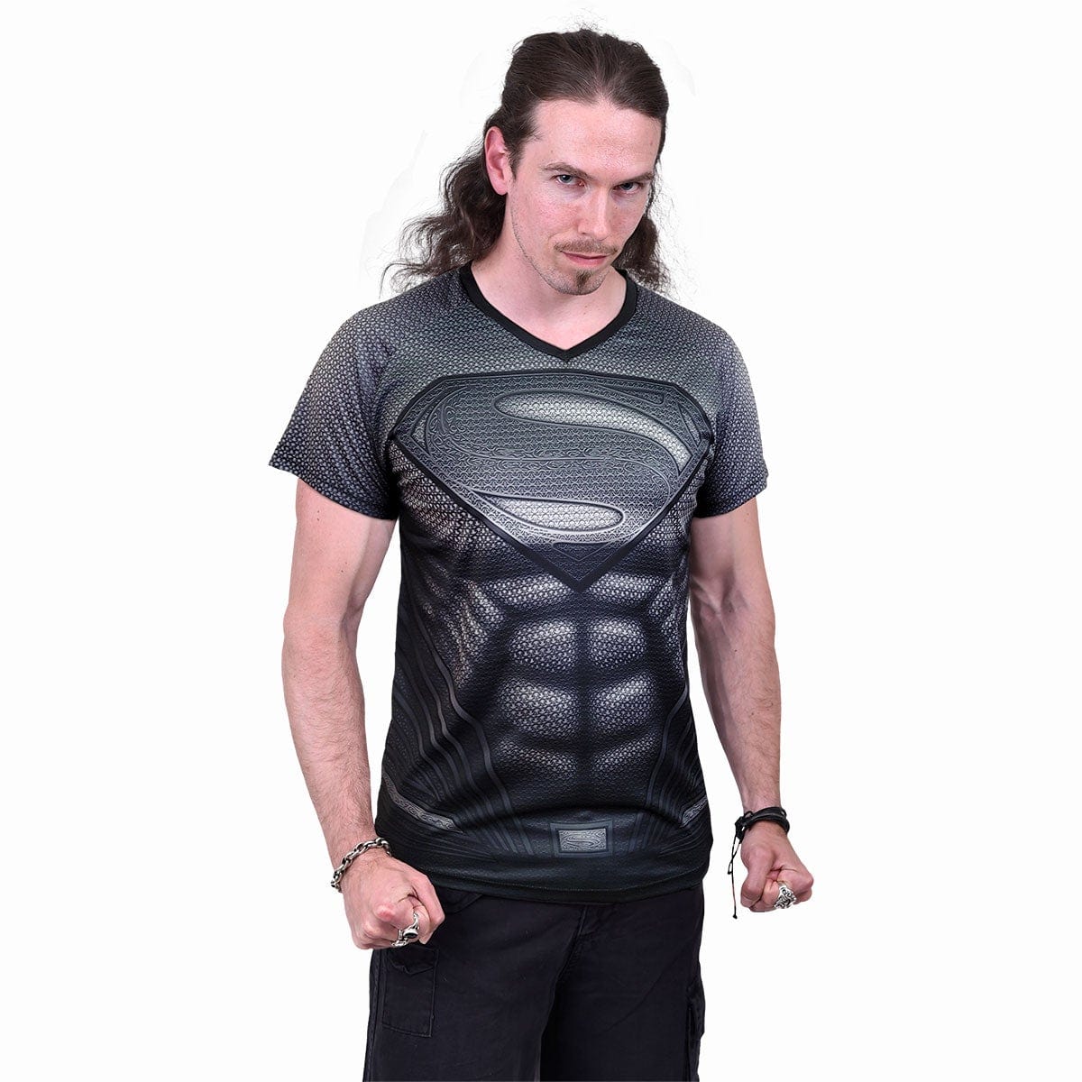 SUPERMAN - MUSCLE TEE - Sustainable Football Shirts - Spiral USA