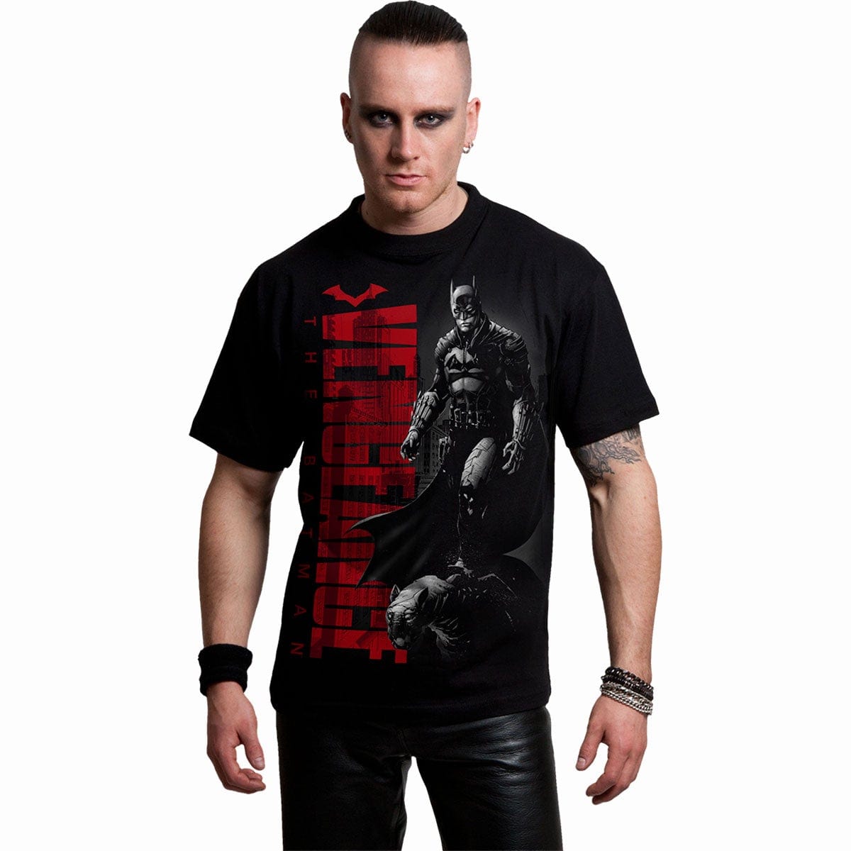COMIC Front THE COVER BATMAN Black - Print T-Shirt -