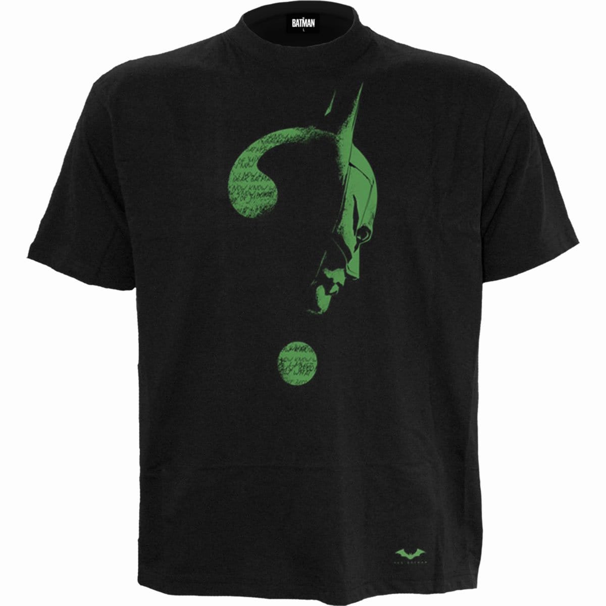 RIDDLER - GLOW IN THE DARK LOGO - Front Print T-Shirt Black – Spiral USA