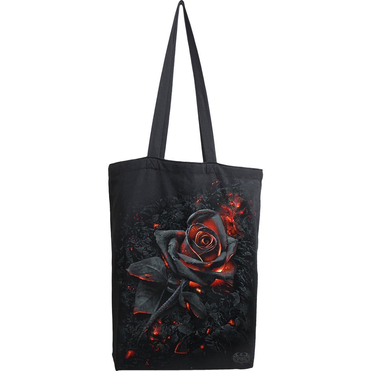 BURNT ROSE - Bag 4 Life - Canvas 80z Long Handle Tote Bag - Spiral USA