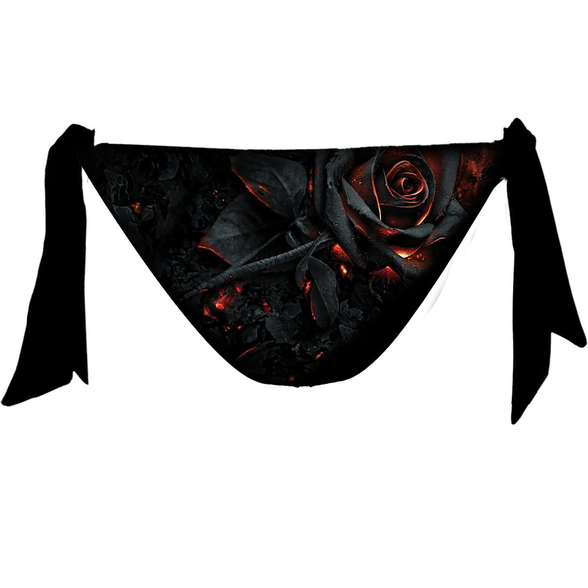 BURNT ROSE - Allover Flapover Bikini Swimsuit - Spiral USA
