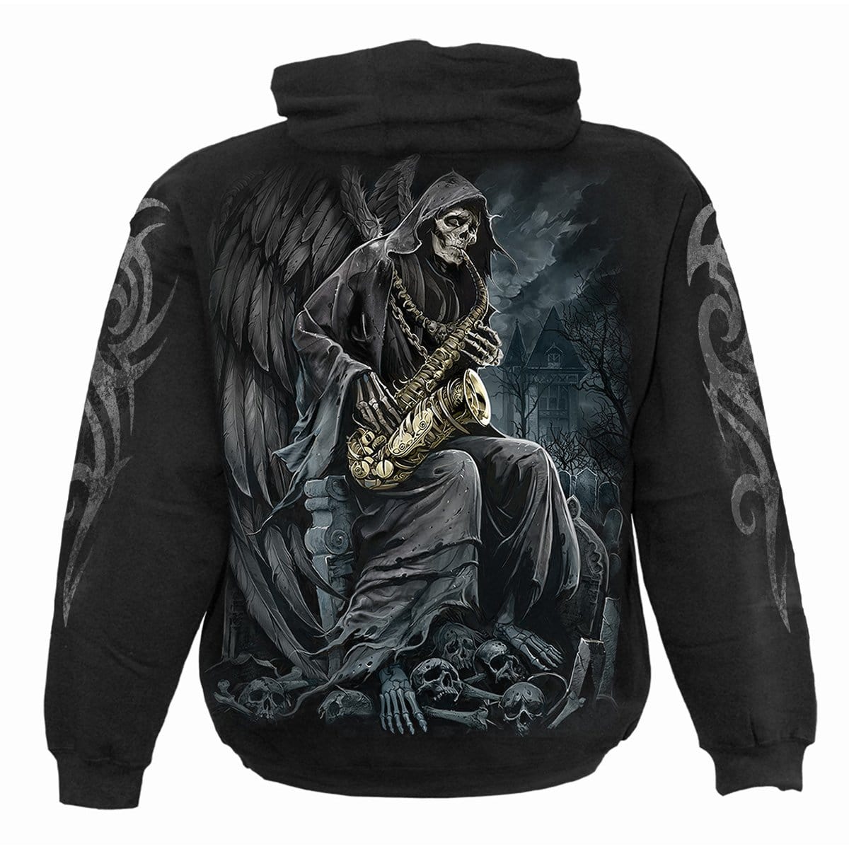 REAPER BLUES - Hoody Black - Spiral USA