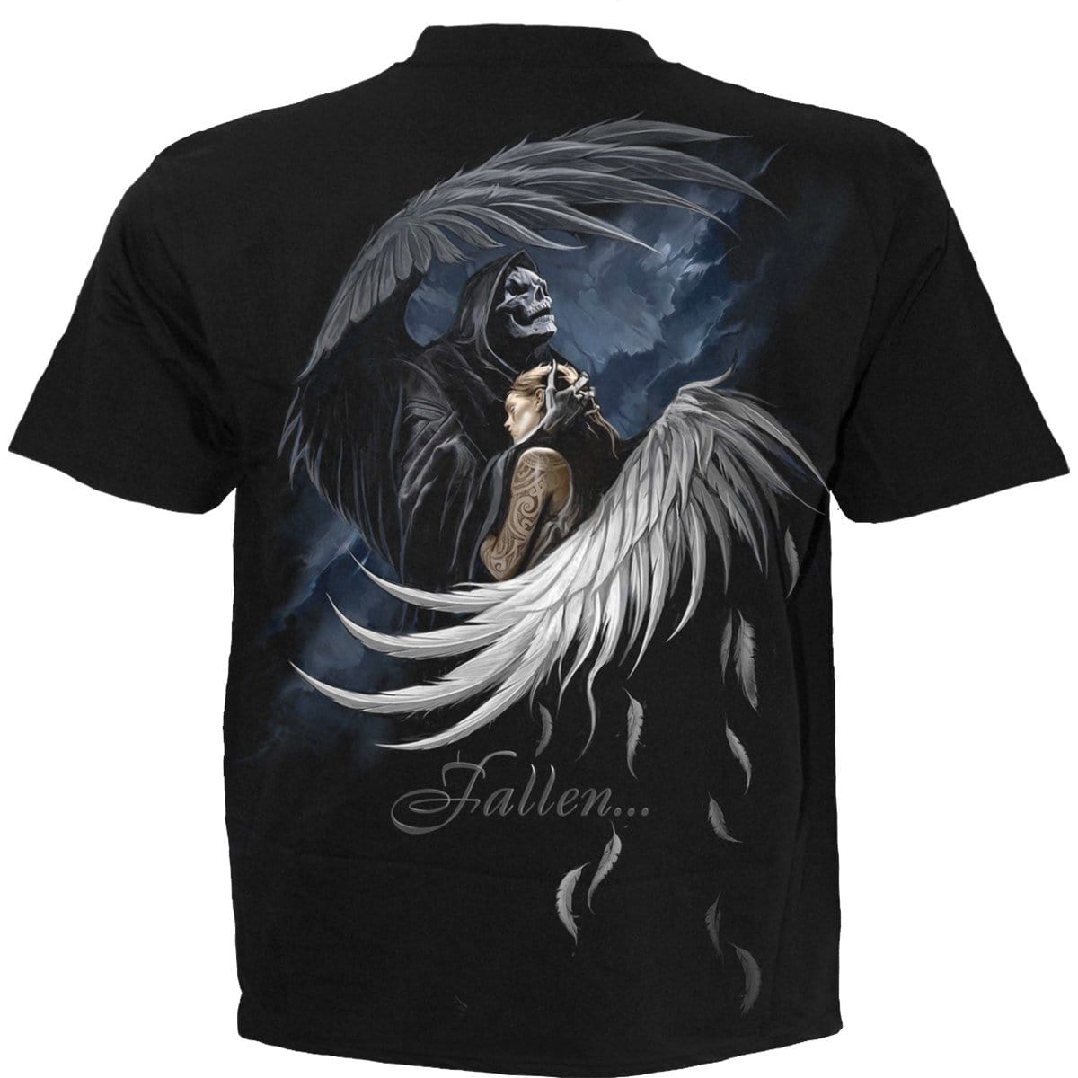 FALLEN  - T-Shirt Black - Spiral USA