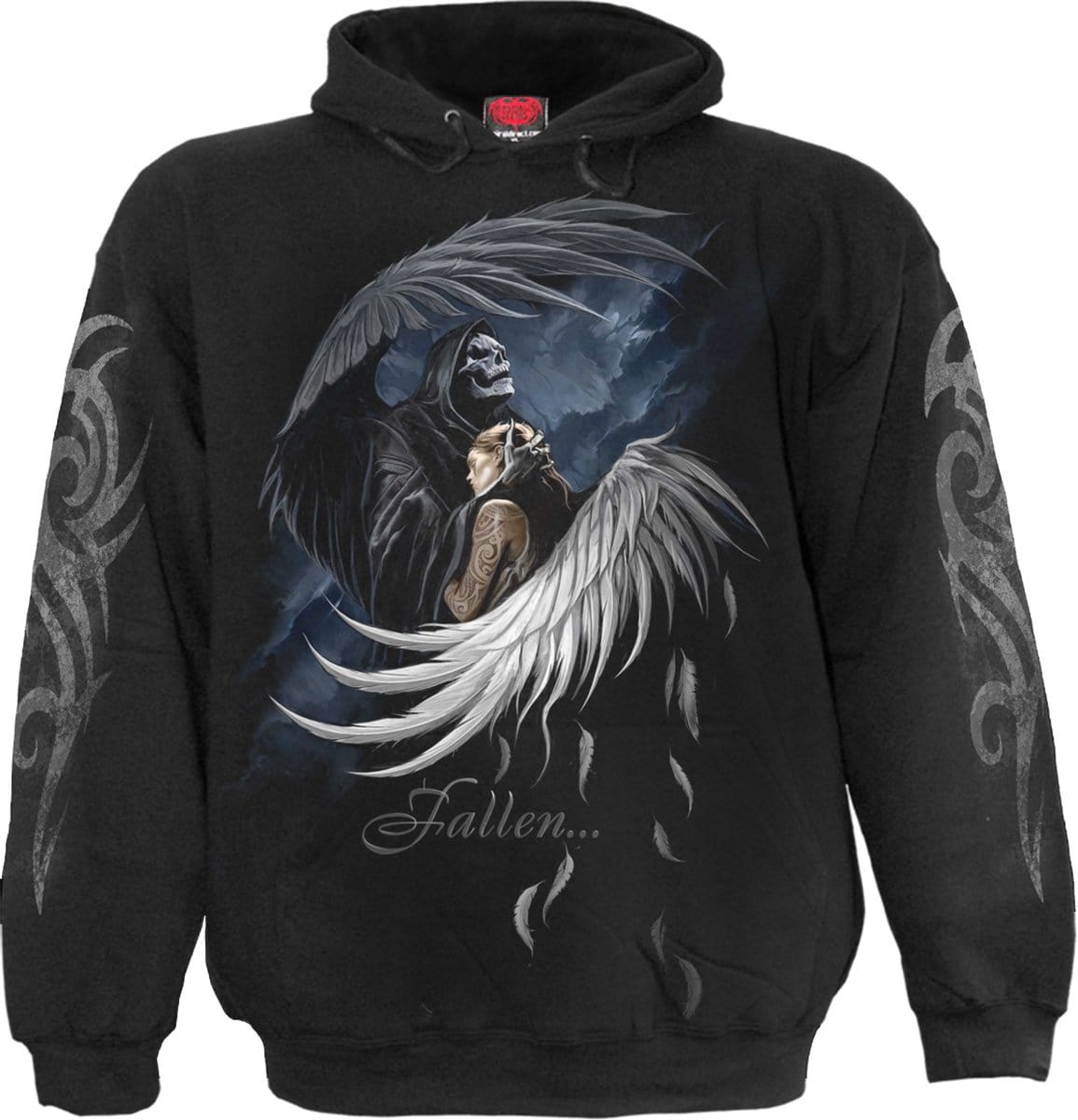FALLEN … - Hoody Black - Spiral USA
