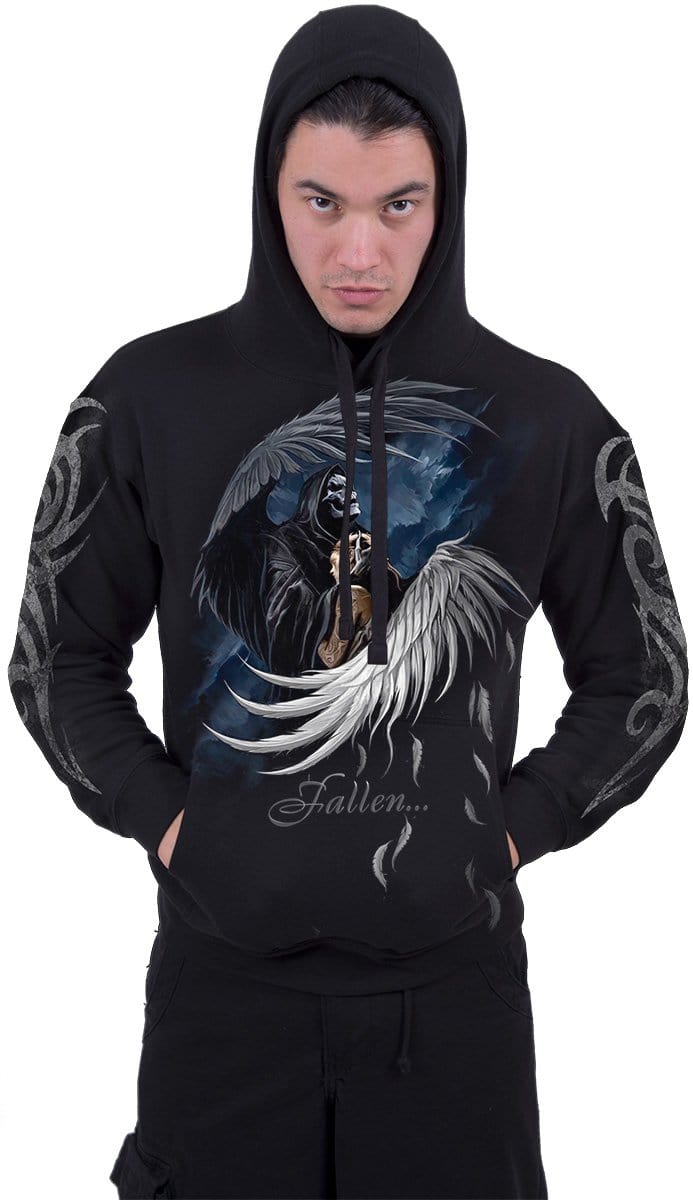 FALLEN … - Hoody Black - Spiral USA