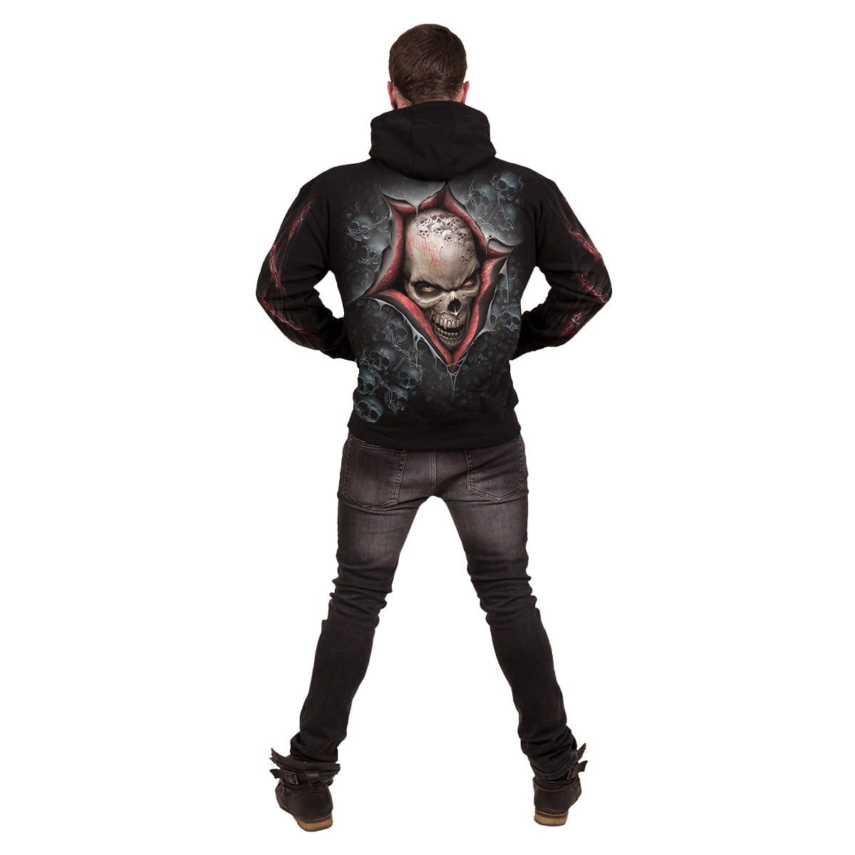 STRANGLER - Hoody Black - Spiral USA