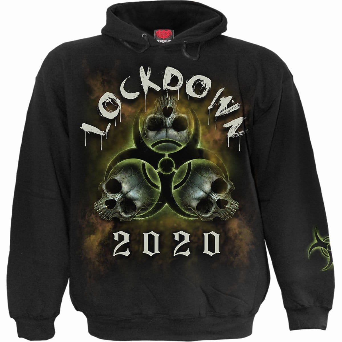 SELF ISOLATION - Hoody Black - Spiral USA