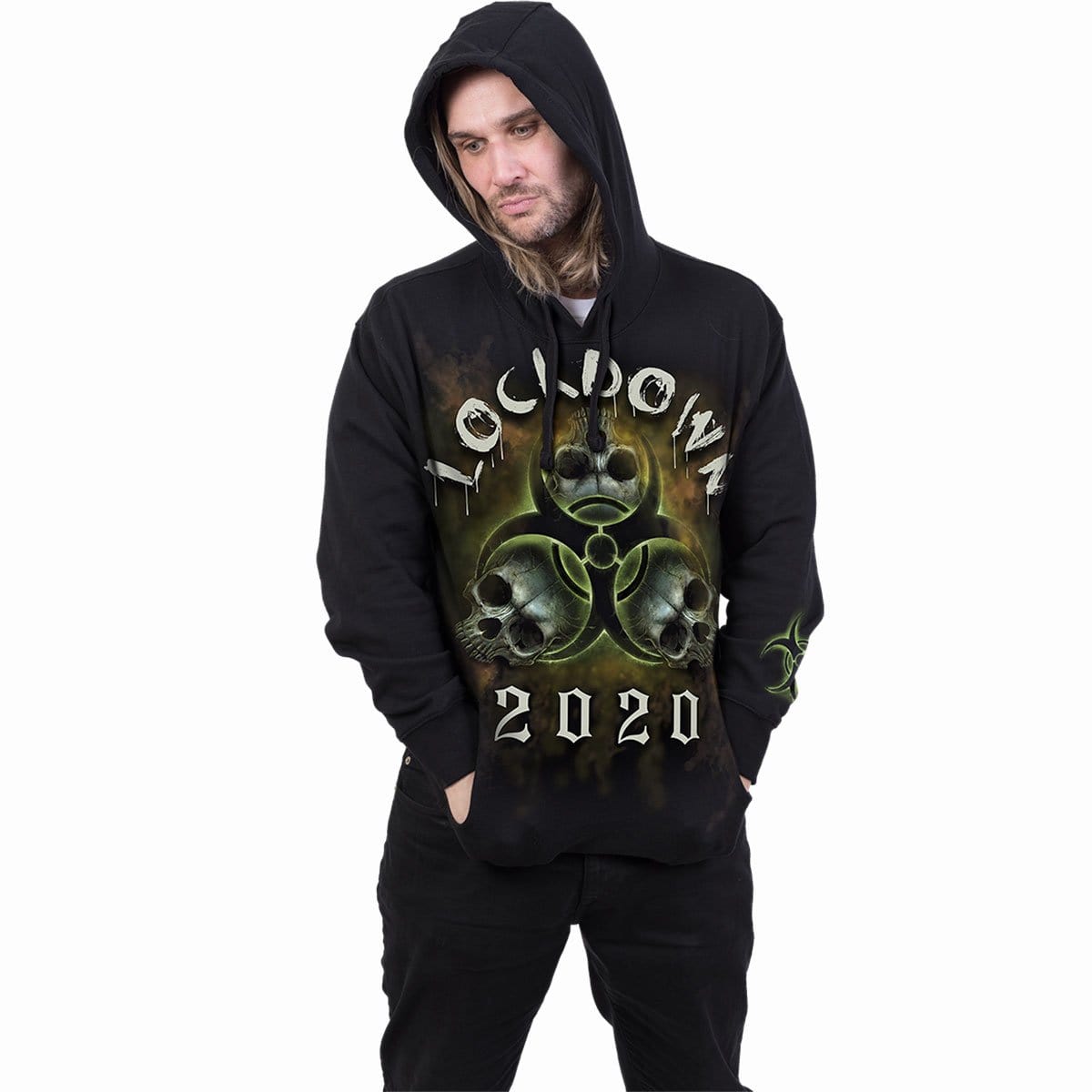 SELF ISOLATION - Hoody Black - Spiral USA