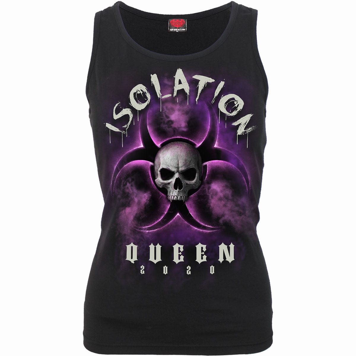 ISOLATION QUEEN - Razor Back Top Black - Spiral USA